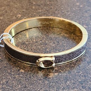 Coach Hinge Bangle Bracelet F76634 NEW